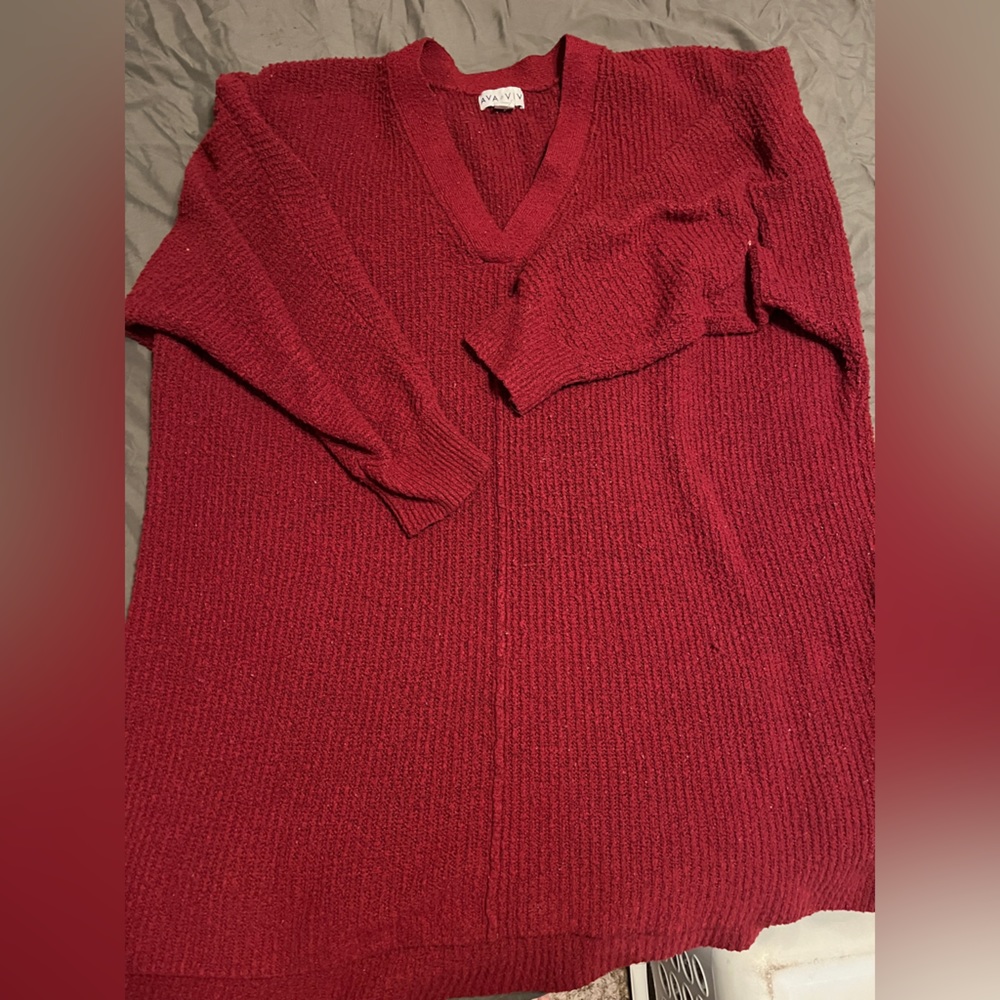 Ava and Viv 3x Oversized Sweater